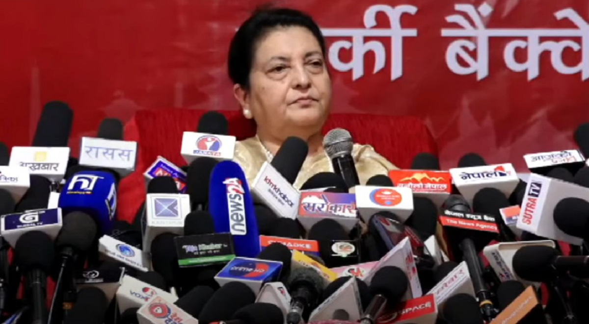 विद्या भण्डारीको हुंकार : “मुट्ठीभर मानिसले मलाई रोक्न सक्दैनन्”