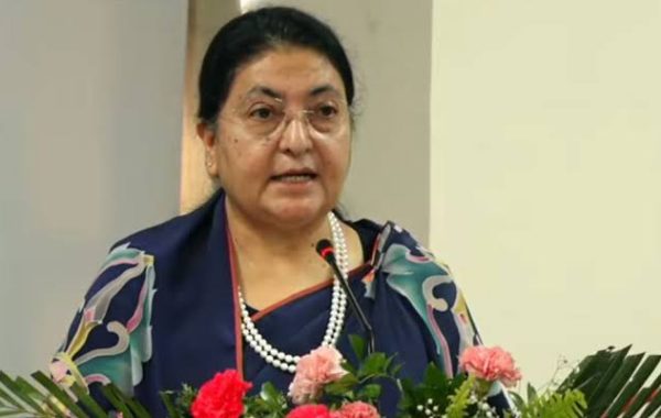 बाढीपीडितको उद्धार र राहतमा जुट्न पूर्वराष्ट्रपति भण्डारीको आग्रह
